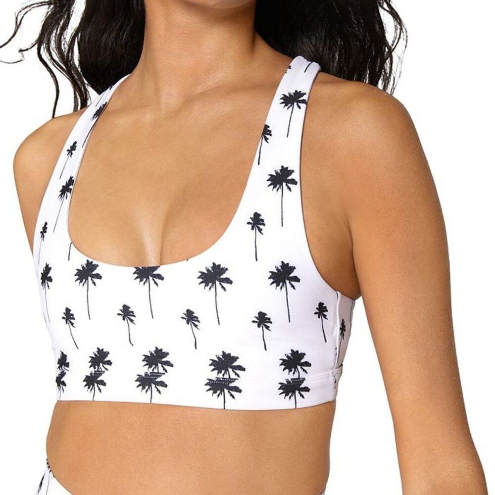 NWT Spiritual Gangster Palm Print Studio Sports Bra XS - Picture 2 of 3